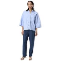 object pantalones wella trousers - dark denim para mujer