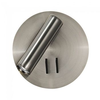 Aplique de pared led manet (2+6w)