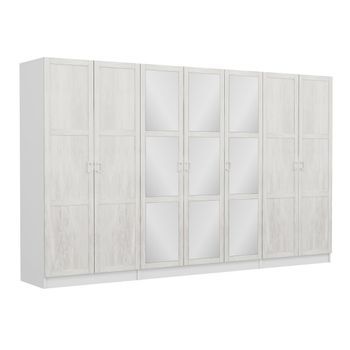 Armario Kale Country-3848 Blanco 315x210x52 Cm