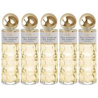 pack de 5 eau de parfum mujer saphir toy intense 200 ml