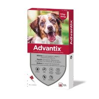 advantix pipetas para perros de 10 kg a 25 kg - 2 x 4 pipetas