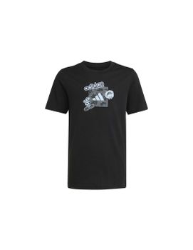 Camiseta adidas Camo Train Infantil Negro