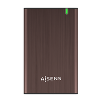 aisens - caja externa 25 ase-2525bwn 95mm sata a usb 30usb31 gen