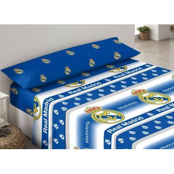 Juego De Sábanas Del Real Madrid Cama 90 Y 105 - Rm03 Color Único Talla Cama 105
