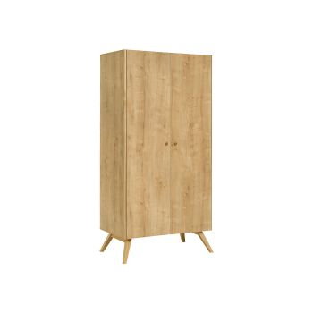 Vox Nature 2 Door Wooden Wardrobe in Oak Effect