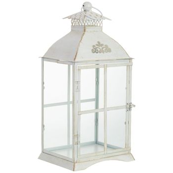 Farol de metal 23.5x19x49h cm