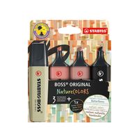 stabilo boss naturecolors subrayadores surtidos 4 colores