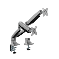 soporte mesa monitor ewent ew1528 hasta 35 max15g 2 brazos plata