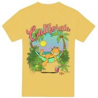 garfield camiseta manga larga beach time para hombre
