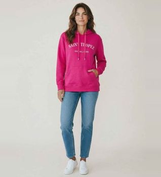 Michael Kors para mujer. MS6520W4MY Sudadera logo bordado rosa (M), Casual, Algodón
