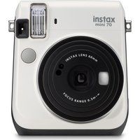 fujifilm instax mini 70 instant camera - 10 shots included white white