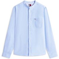 tommy jeans camisa manga larga tjm reg linen mx ban para hombre