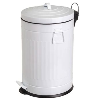 Cubo basura pedal retro de 20 litros