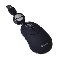 ngs raton retractil sinblack 1000dpi negro