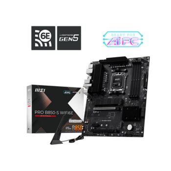 Placa Base MSI PRO B850-S WIFI6E ATX AM5 PRO DDR5 M.2 Dual LAN RGB
