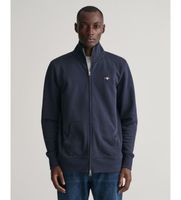 gant para hombre 2008006 sudadera shield con cremallera marino l casual algodon manga larga