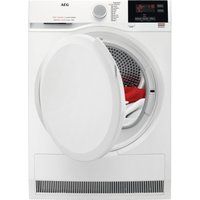 aeg 7000 series t7dbg840n 8 kg heat pump tumble dryer - white white