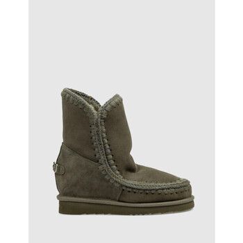 Mou Botines BOTÍN INNER WEDGE LOGO METAL VERDE para mujer