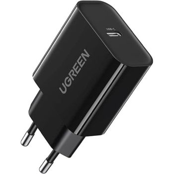 Ugreen 10191 Cargador Carga Rápida 20W USB-C Negro