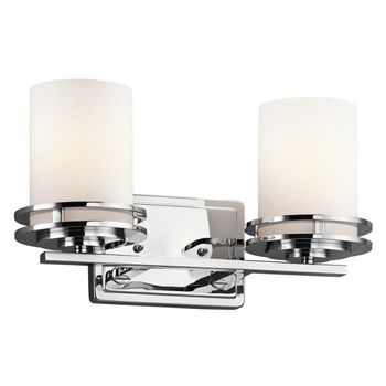 Aplique de pared para baños hendrik (2 luces)