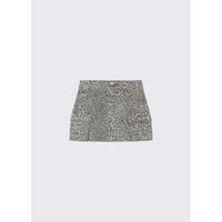 liu jo falda minifalda animal con strass para nina