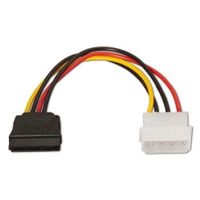 cable alimentacion sata aisens a131-0158 16cm 100 cobre molex 4pin a sata 15p hembra
