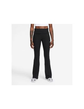 Pantalón Nike Nsw Chill Knit Rib Pant Mujer Negro/Gris