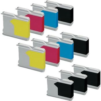 Compatible Multipack Brother DCP-153C Printer Ink Cartridges (11 Pack) -LC970BK