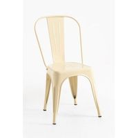 pack 2 sillas torix de acero reforzado 863636 cm - beige