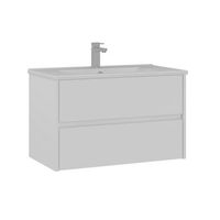 mueble para lavabo  - 85 x 45 x 52 cm - blanco mate