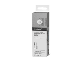 Vinilo para plotter - Cricut permanente Joy™ Smart Vinyl™ brillante sin tapete de corte, Plata