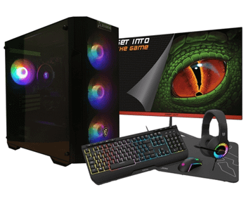 Zone Evil AMD Ryzen 5 4650G 16GB 1 Tb NVMe Windows 11 Monitor 24