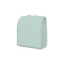 Cama portátil con espuma viscoelástica 2en1 Leaves Menta