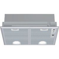 neff n30 d5655x1gb canopy cooker hood - silver silver