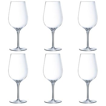Juego de 6 copas vino cristal 62 cl