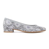 bailarina tacon boa gris