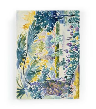 Lienzo 60x40 impresión jardín de un pintor