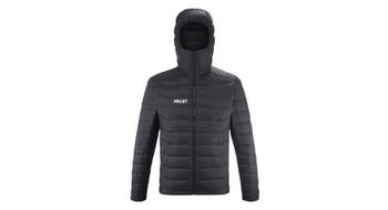 Millet evole 700 chaqueta  p de plumon comprimible con  p capucha negra