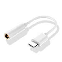cool adaptador conector tipo c a jack 35 mm digital universal blanco
