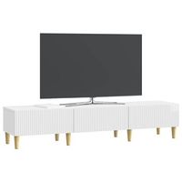 mueble de tv  mueble de salon  gabinete de tv brillante 147 x 345 x 30 cm madera de ingenieria