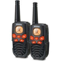binatone latitude 250 walkie talkie - black  orange black