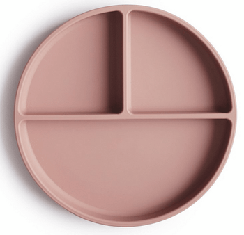Mushie Plato Ventosa-Compartimentos Solid Blush