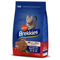 brekkies con buey verduras y cereales para gatos - 2 x 35 kg