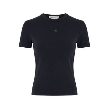 Calvin Klein Jeans. Camiseta con logo Negra J20J225244-PT2