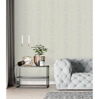 papel pintado vinilico lavable de rayas estilo victoriano con textura y relieve - osman classic stripe 676858 de gaulan - rollo de 10 m x 106 m