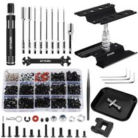 epinon rc juego de herramientas de reparacion de soporte de trabajo de reparacion de automoviles para 18 110 112 116 118 rc car crawler truck buggy
