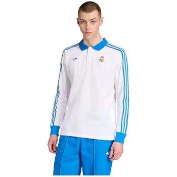 adidas Polo Polo Real Madrid Terrace Icons blanc para hombre