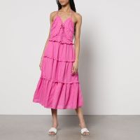 sea new york cole smocked ramie dress - m