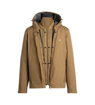 BOSS para hombre. 50565203 Chaqueta 3 en 1 Icons70 marrón medio (M), Casual, Poliéster