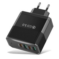 bk304-2a2c cargador usb pd de 100w 4 puertos 2usb-a  2usb-c pd qc30 adaptador de carga rapida de pared enchufe eu ench
